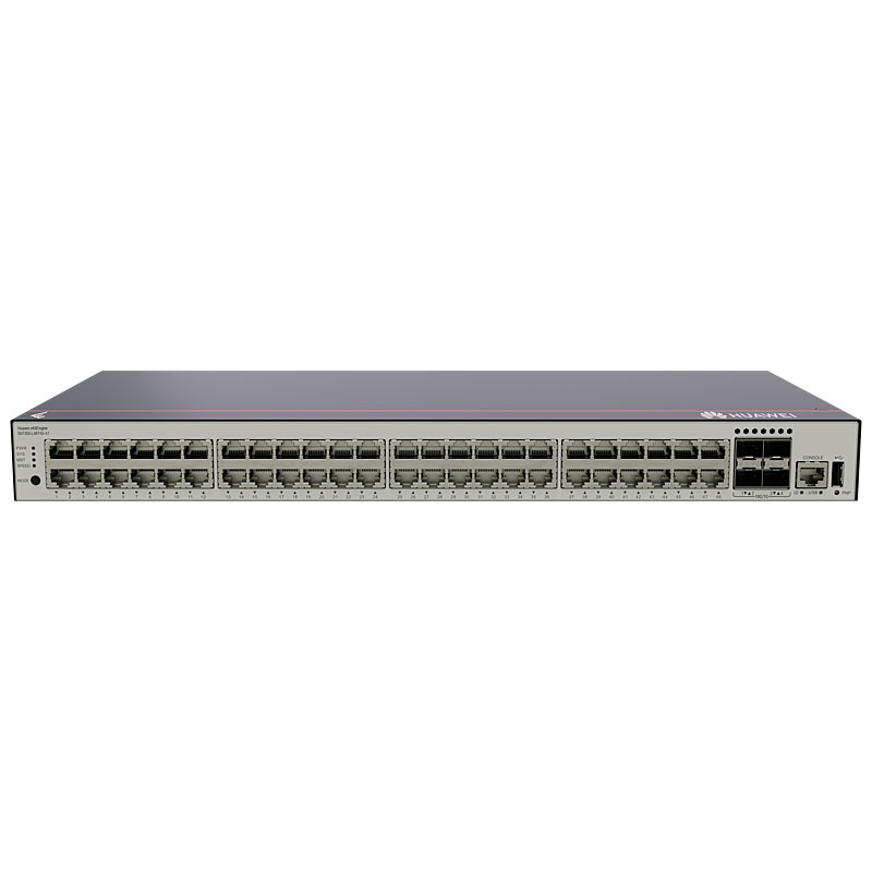 华为数通智选千兆交换机S5735S-L48T4X-A1 48口千兆电+4口万兆光 Web管理弱三层